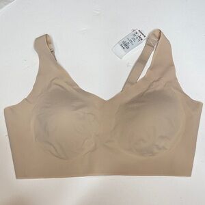 Bali seamless Wireless Comfortable Tan bra Size XL NEW